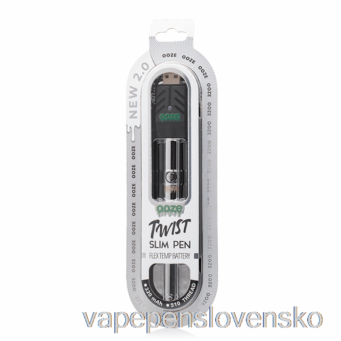 Ooze Tenké Otočné Pero 2.0 Flex Temp Batéria Kozmický Chrómový Vape Bez Nikotinu